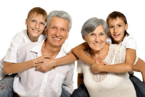 Grandparents with children